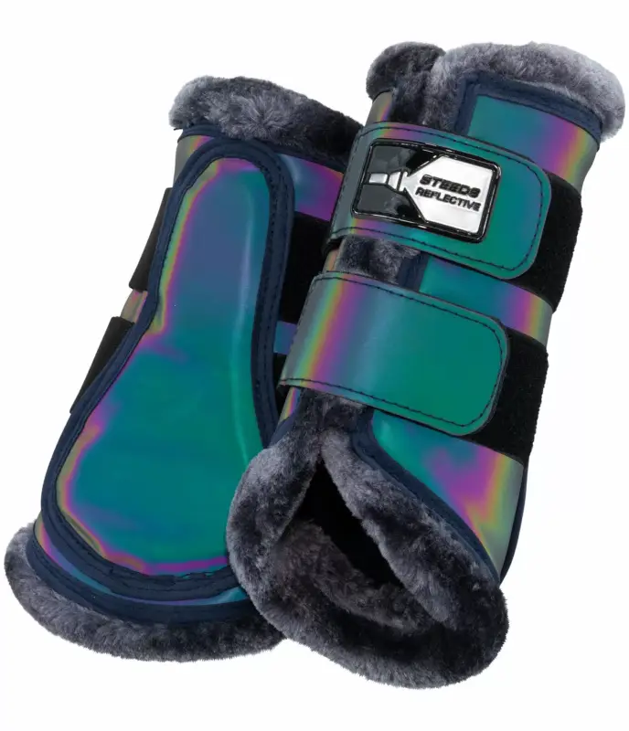 Miglior Prezzo Stinchiere riflettenti Holographic, anteriori