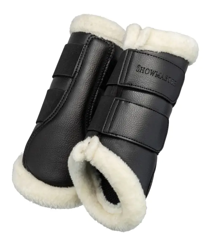 Stinchiere da dressage con pelliccia sintetica Classic, anteriori Esclusivo