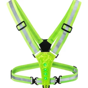 Bretelle riflettenti LED USB Offerta