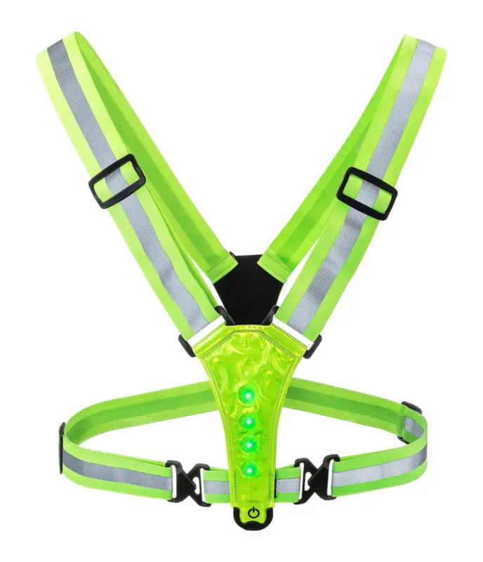 Bretelle riflettenti LED USB Offerta