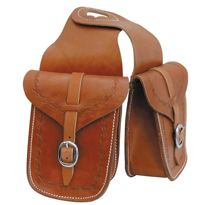 Bisaccia anteriore Lakota in cuoio border stamp Scelto Dai Clienti