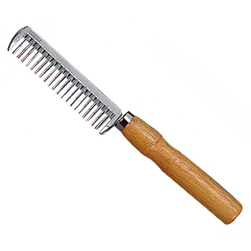 Ultimissimo Modello Pettine in alluminio con manico in legno