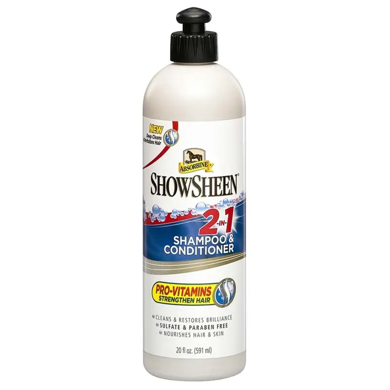 Showsheen shampoo e balsamo 2-in-1 per cavalli Compra Online