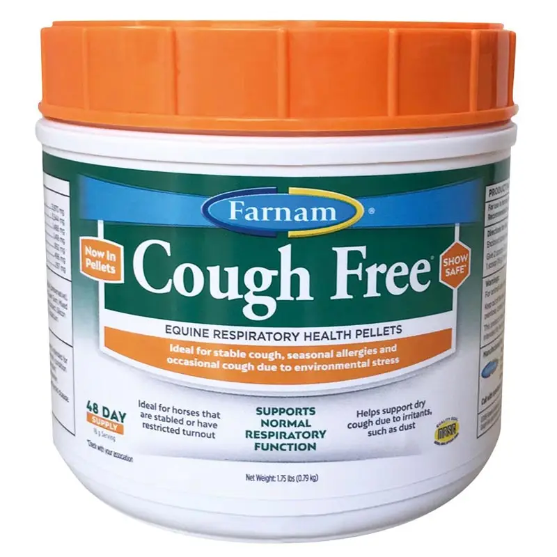 Farnam Cough Free - Supplemento per cavalli con Bolsaggine e manifestazioni Allergiche Offerta Speciale