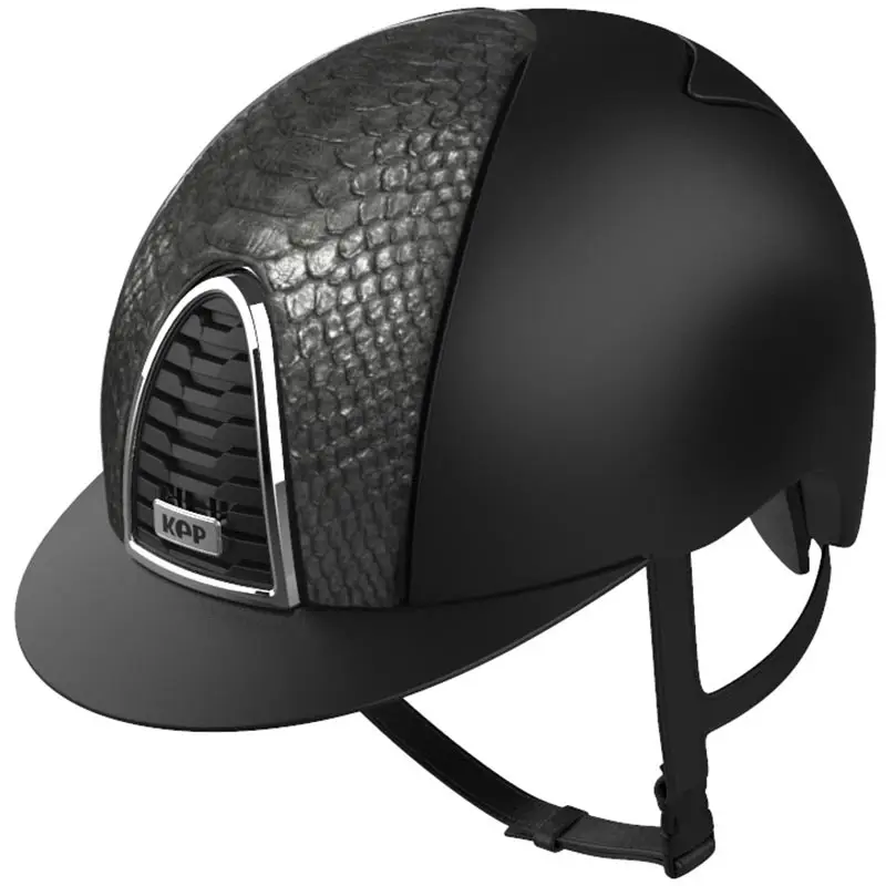 Casco KEP Italia modello Cromo 2.0 Textile con pelle pitone in tinta Compra Oggi Stesso