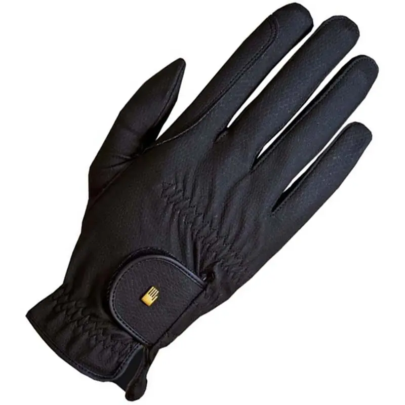Guanti equitazione Roeckl chiusura in velcro e rinforzi elastici Acquista Ora