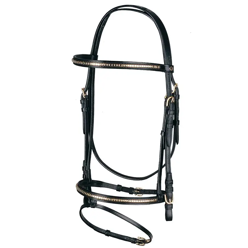 Professionale Briglia inglese Pariani con clincher ottonato