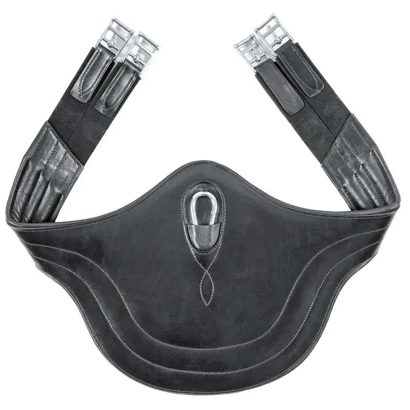 Sottopancia pararamponi in cuoio con elastici Equestro Must-Have