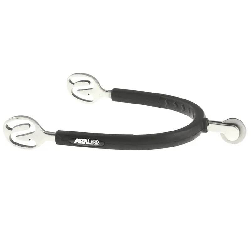 Speroni inglesi Metalab in acciaio inox gambo con rotella ricoperti in gomma grip Economico