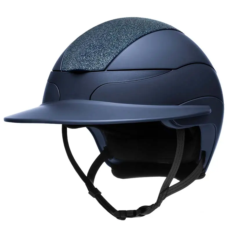 Casco equitazione Equiline XANTO con Top Swarovski - visiera larga Nuovo Arrivo