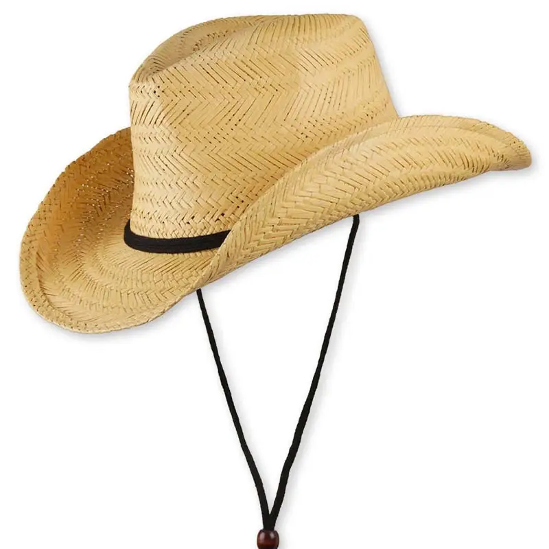 Compra Oggi Stesso Cappello western in paglia Cattleman