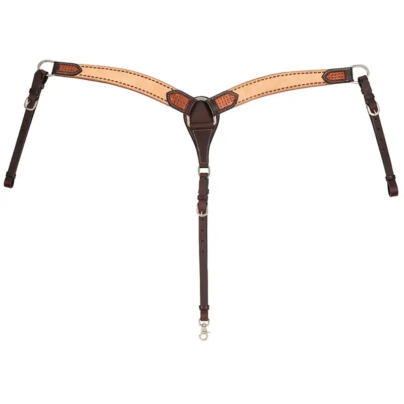 Pettorale western in cuoio bicolore Compra Online