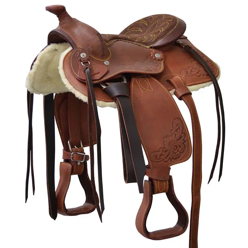 Sella western Flower per bambini, misura 13'' Prezzo Di Fabbrica