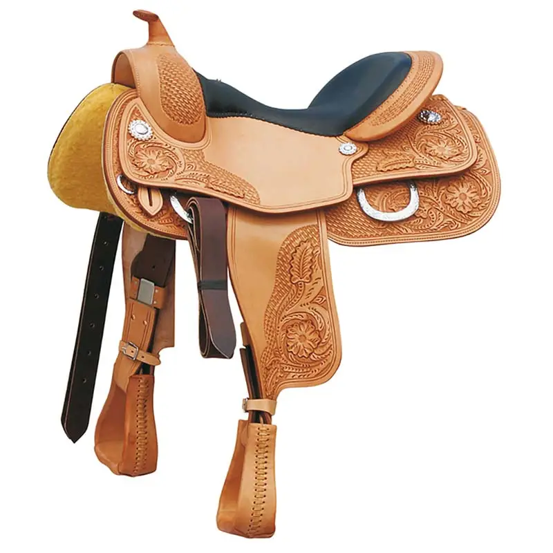 A Buon Prezzo Sella western Pool's genuine modello Reiner Flowers 555