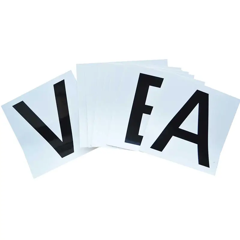 Prezzo Di Fabbrica Serie di 12 lettere adesive per Dressage