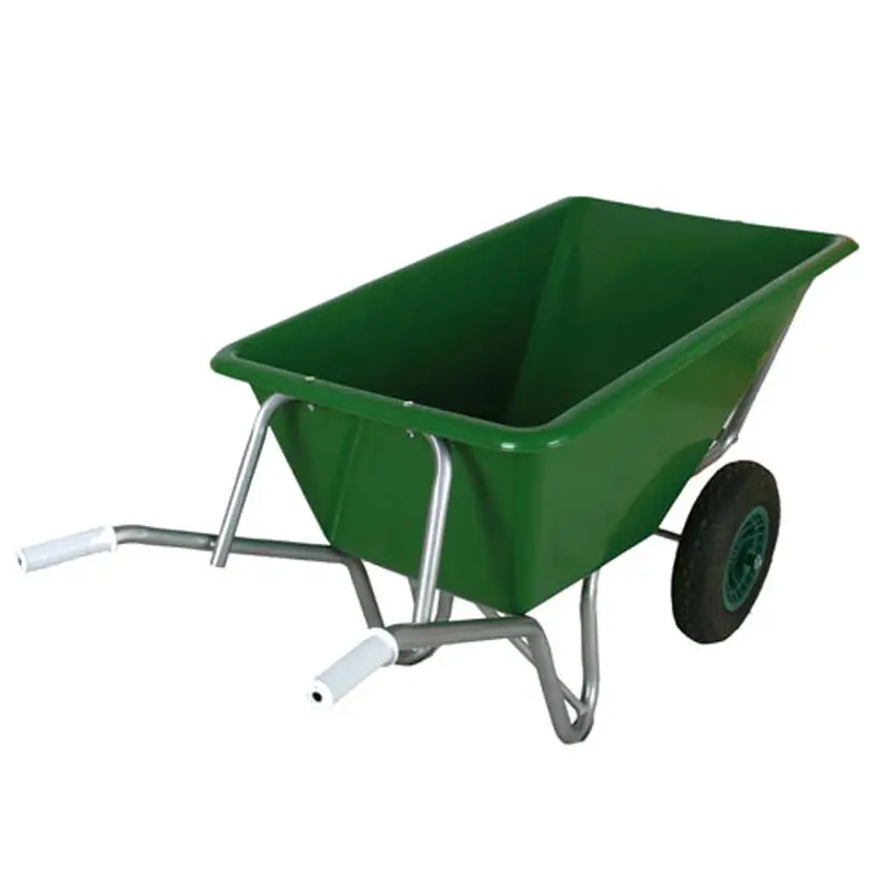 Spedizione Espresso Carriola da 160 litri in plastica con struttura zincata