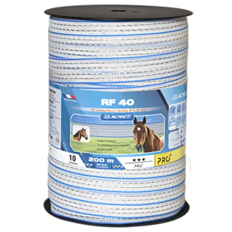 Promozione Esclusiva Banda elettrica Lacme rublanc rinforzata 40mm/200 mt