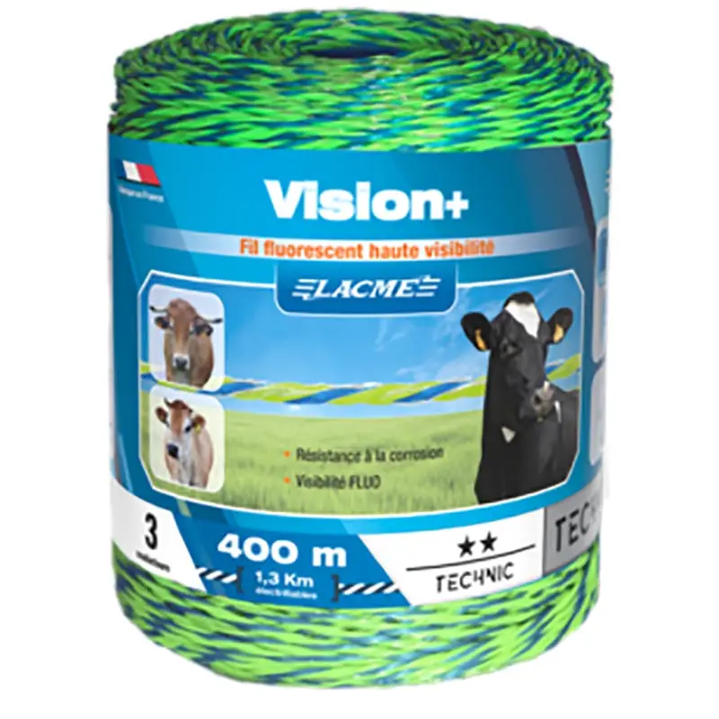 Offerta Filo elettrico vision+ fluorescente ad altissima visibilità 400 mt
