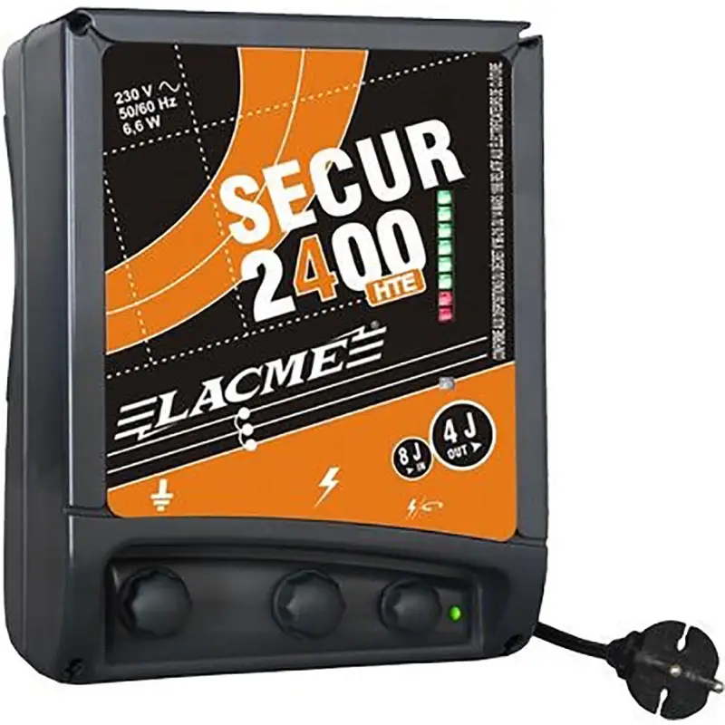 Spedito Oggi Elettrificatore a corrente Secur 2400 220 joule 4.0