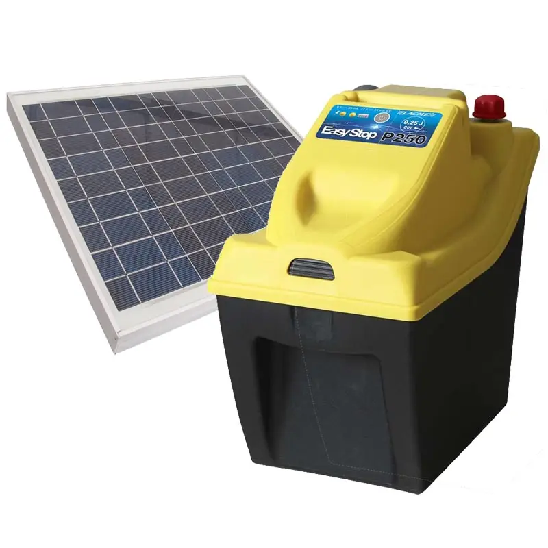 Professionale Elettrificatore Lacme Easy Stop 250 Solar con pannello solare 2w joule 0.45