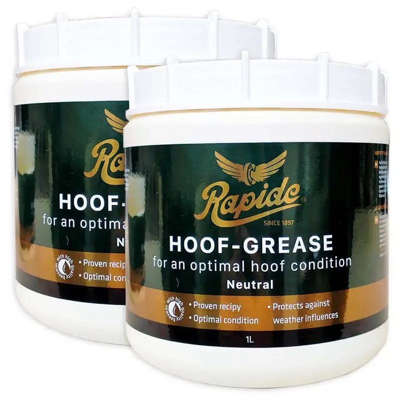 Scelto Dai Clienti Set 2 pezzi art. 0827 grasso per zoccoli Rapide Hoof Grease da lt. 1