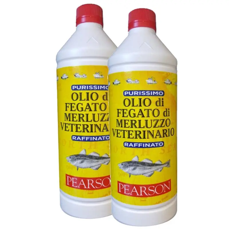 Prezzo Scontato Set 2 pezzi art. 1113 Olio di Fegato di Merluzzo Pearson da lt 1