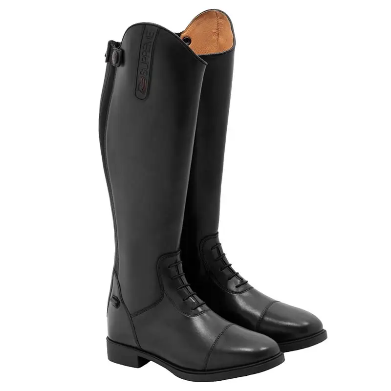 Occasione Stivali equitazione Supreme con lacci per donna e bambino in pelle