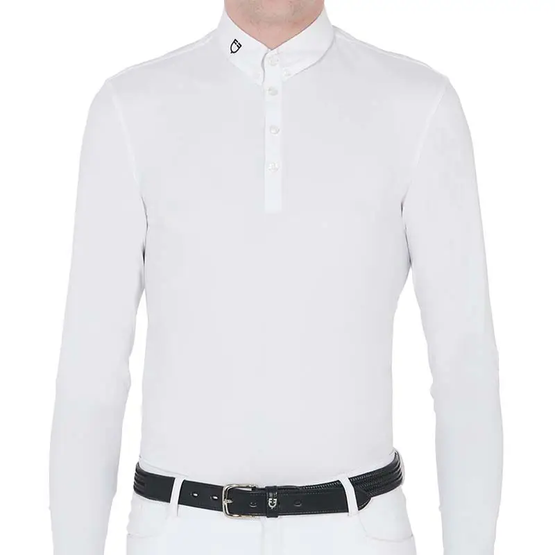 Prezzo Conveniente Polo equitazione Equestro Nestor da uomo manica lunga