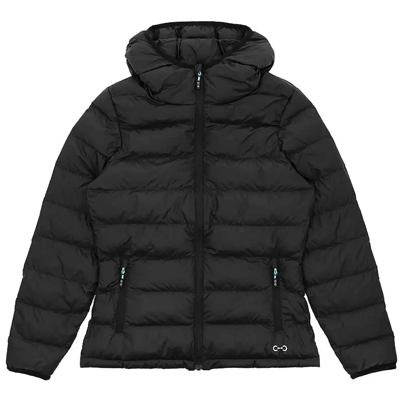 Giacca imbottita ultra-light da donna mod. Razane con cappuccio Pagamento Sicuro