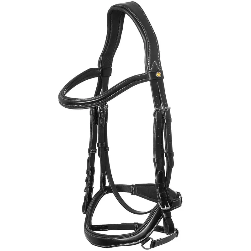 Testiera anatomica Equestro Micklem in cuoio Promozione Esclusiva