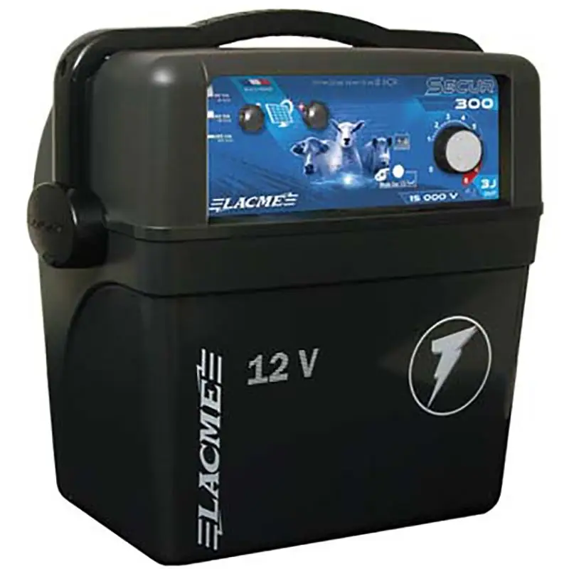 Elettrificatore a batteria Lacme Secur 300 joule 3.0 Must-Have