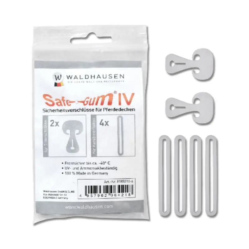 Prezzo Basso Chiusure di sicurezza per coperte Safe-Gum set misto da 6