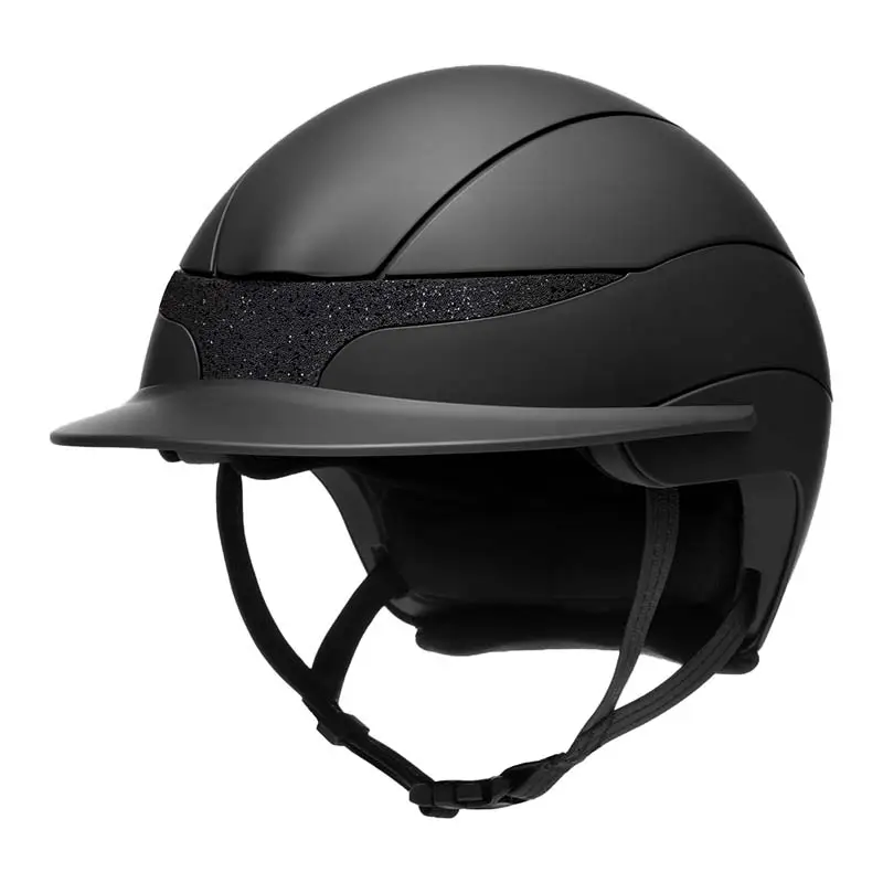 Esclusivo Casco equitazione Equiline XANTO con Fregio Swarovski - visiera standard