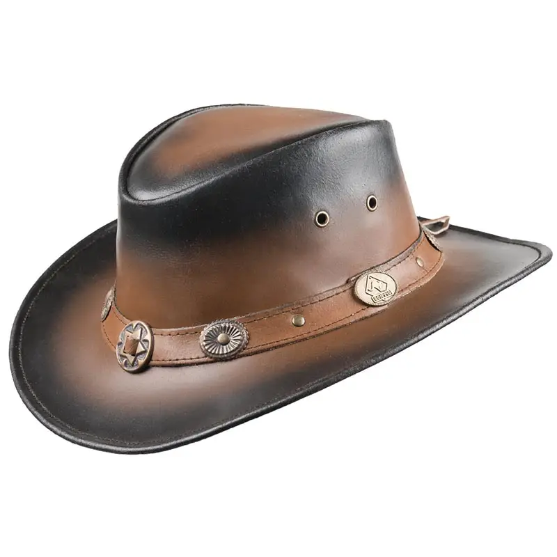 Cappello australiano in pelle modello Tombstone unisex Promo Stagionale