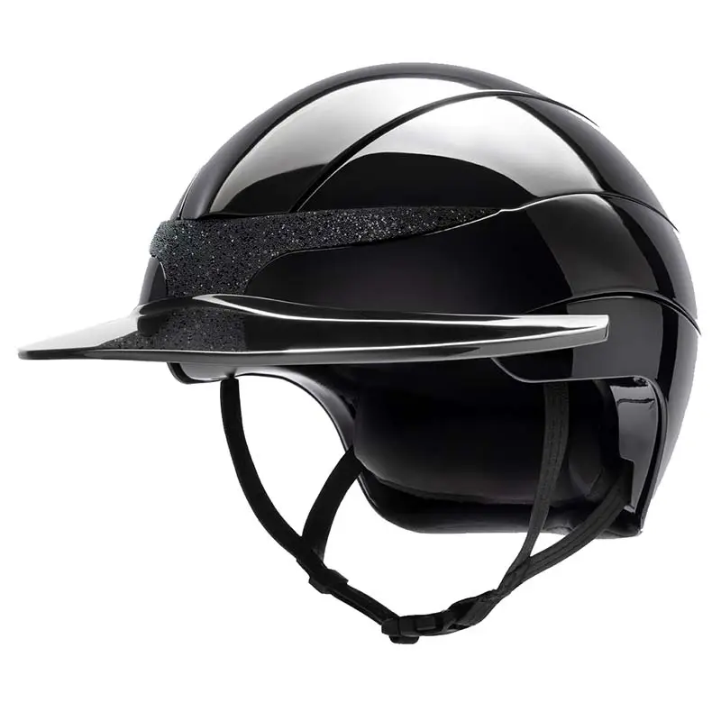 Direttamente Dal Produttore Casco equitazione Equiline XANTO con Fregio Swarovski - visiera larga