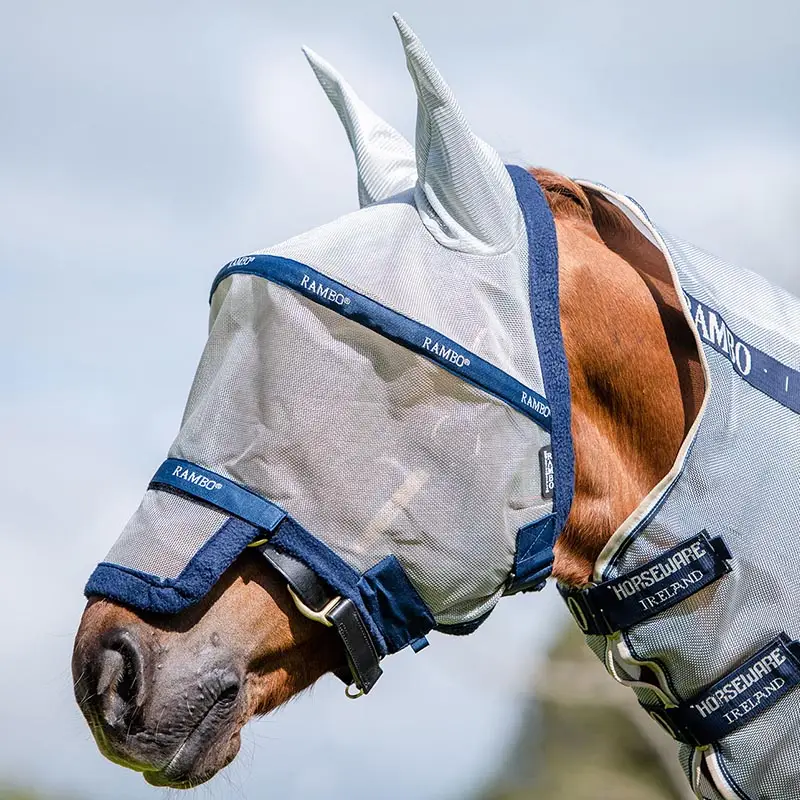 Esclusivo Maschera antimosche Horseware Rambo Plus