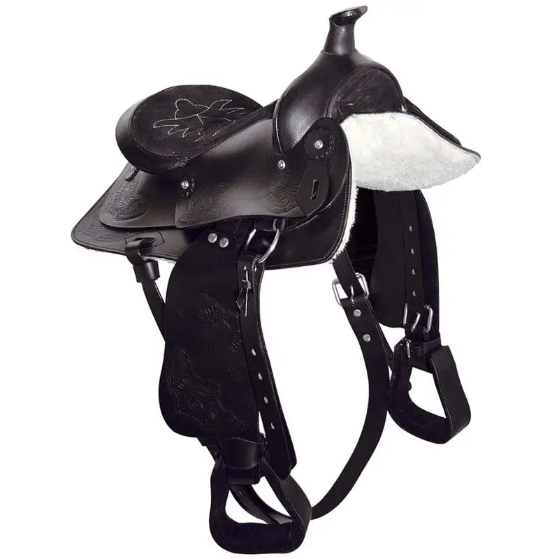 Sella Western in cuoio per Bambini e pony, misura 13’’ Promozione
