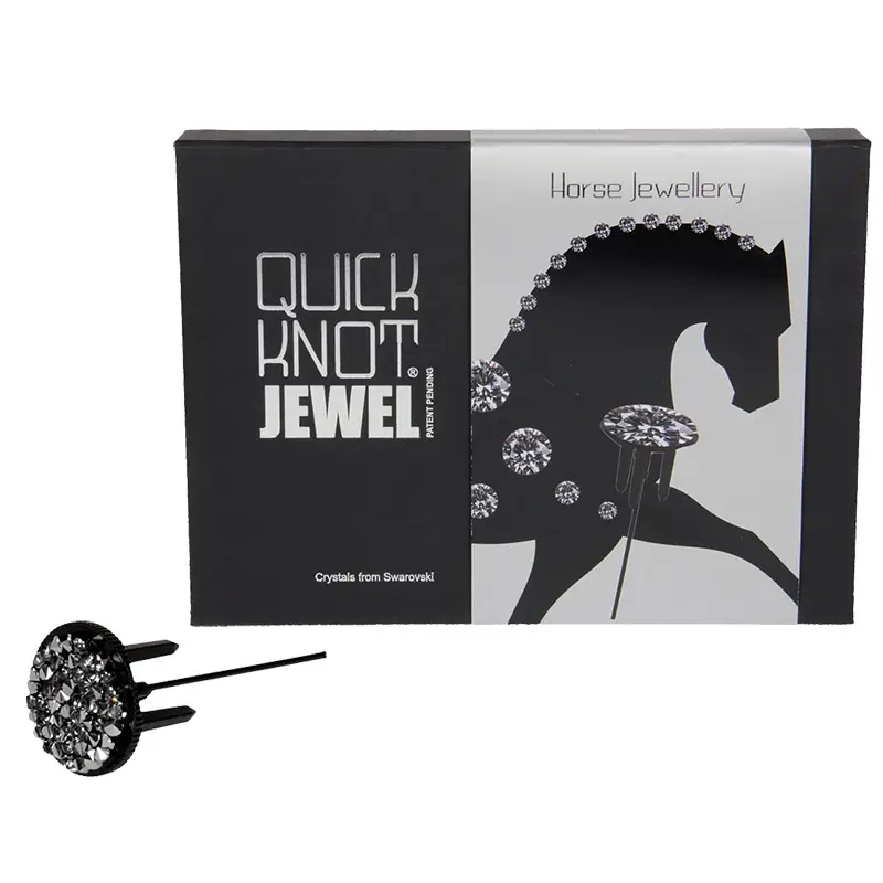 Clip con swarovski per coda e criniera Quick Knot Jewel 12pz Soddisfatti O Rimborsati
