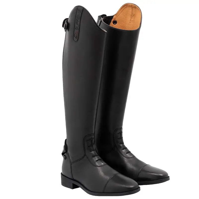 Must-Have Stivali Equitazione con Lacci Supreme Unisex in pelle