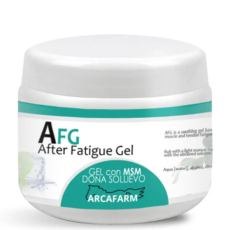 AFG (After Fatigue Gel) di Arcafarm gel lenitivo con MSM che dona sollievo - barattolo da 250g Affare
