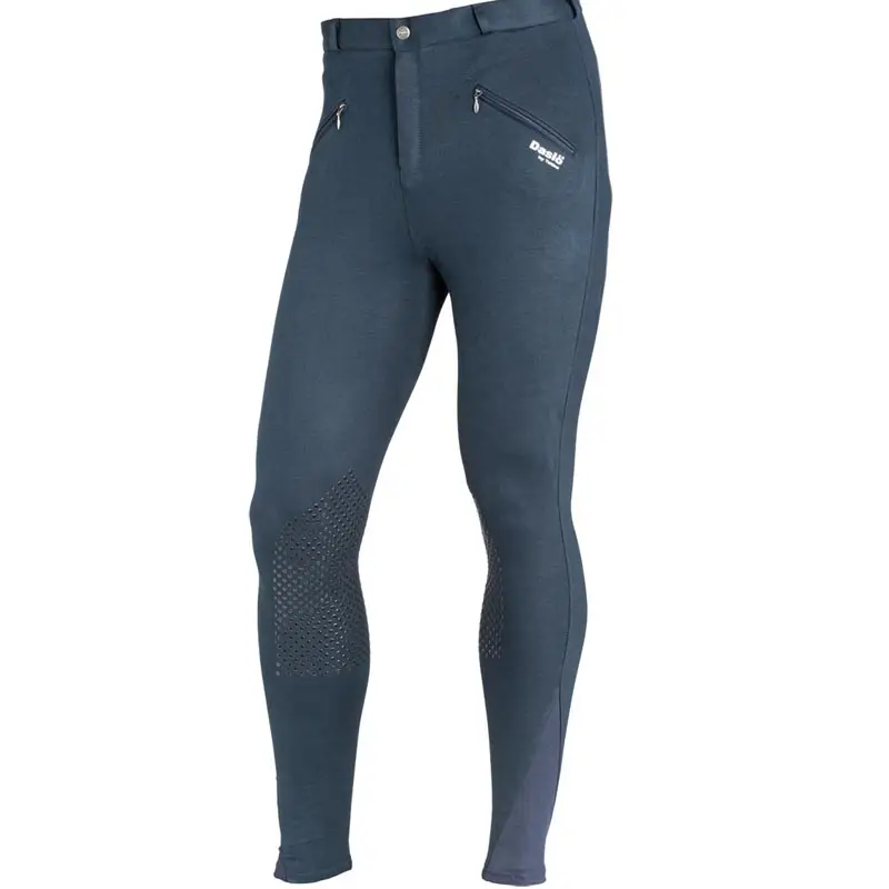 Vendita Finale Pantaloni equitazione con grip in cotone Daslo da uomo