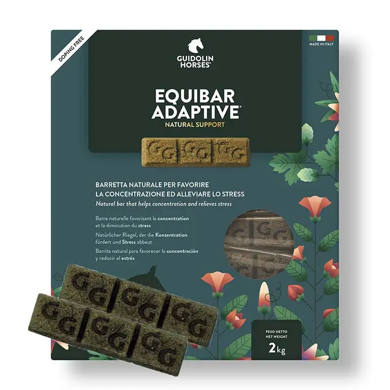 Prezzo Basso Barrette naturali per stress e coliche del cavallo EQUIBAR Adaptive Guidolin 2 kg