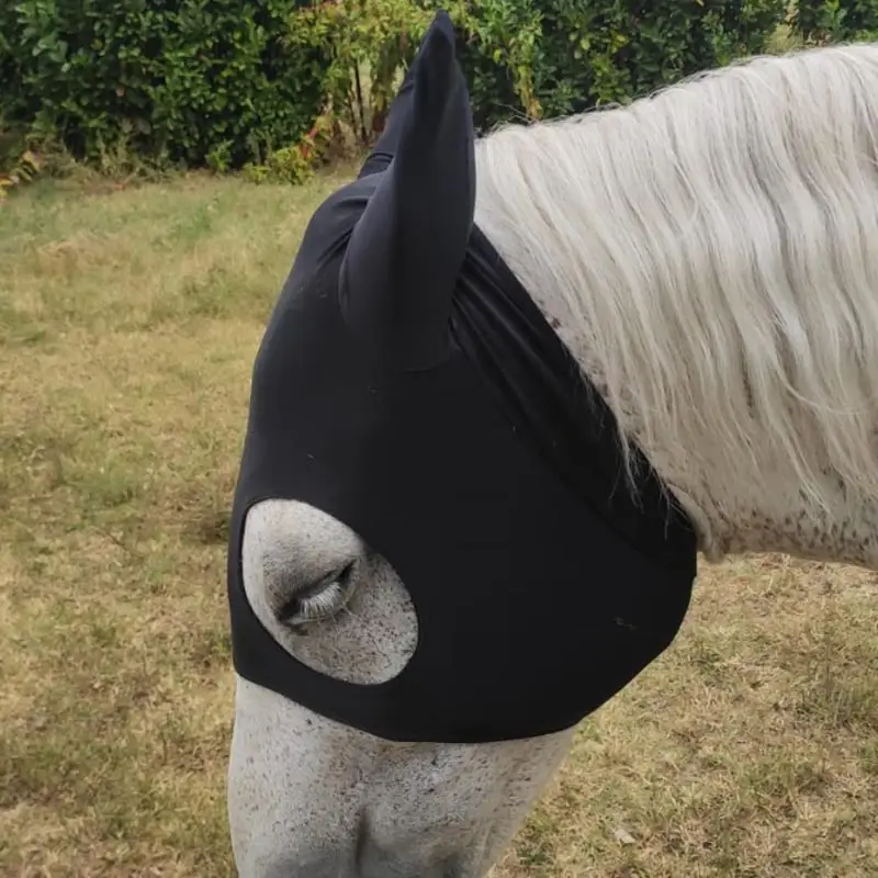 Acquista Ora Maschera Trotto per cavalli in Lycra protezione anti insetti Made in Italy