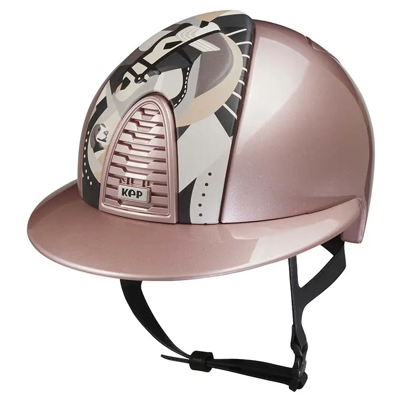 Casco KEP Italia Cromo 2.0 Pegasus rosa diamond inserto grigio Promozione Esclusiva