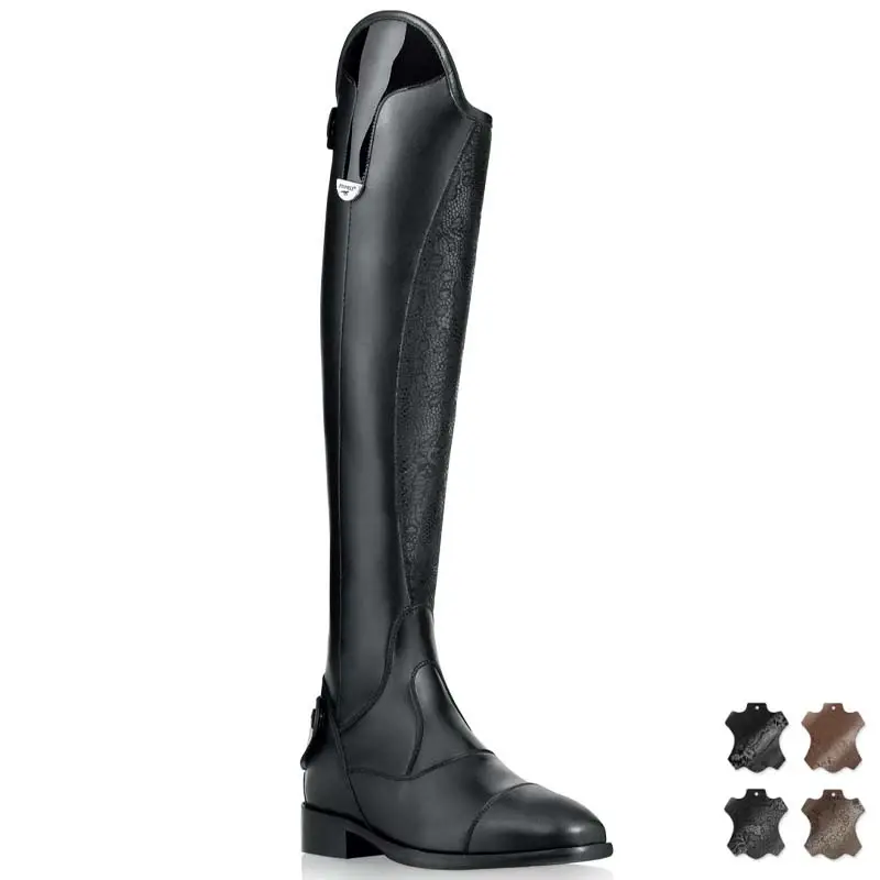 Affare Stivali Pioneer super elastico in pelle stampata flowers modello Efesto