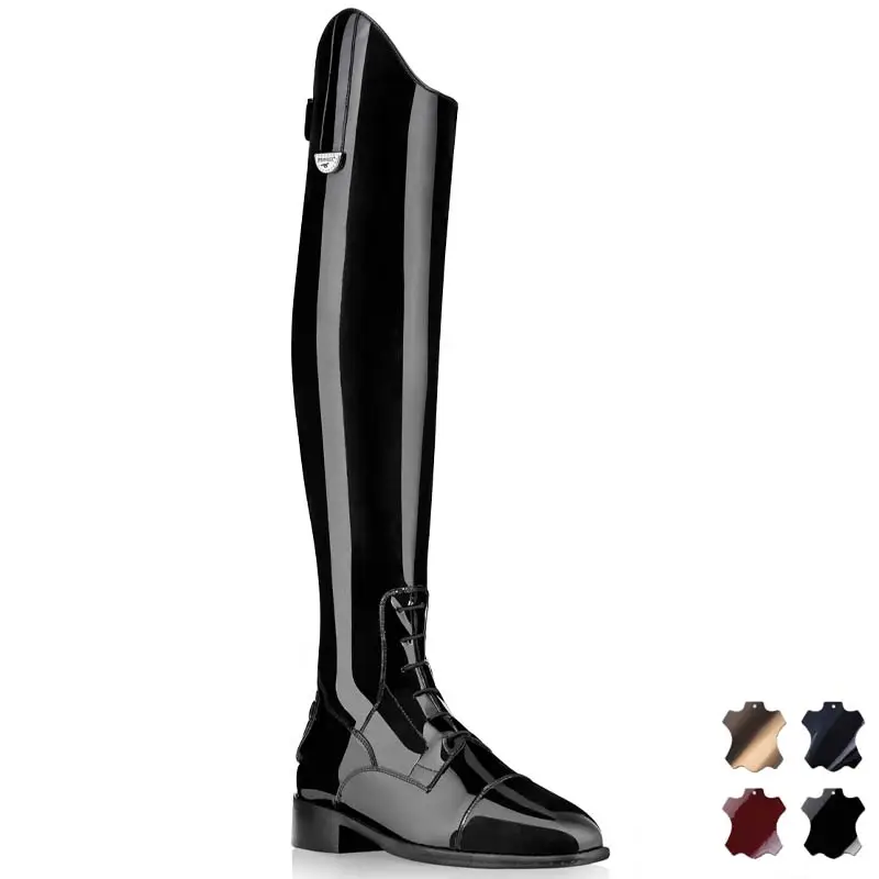 Stivali Pioneer da Dressage in pelle verniciata mod. Gea Spedito Oggi