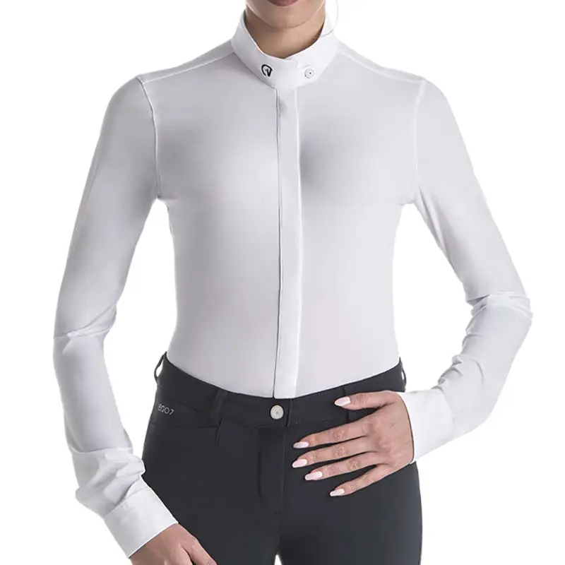 Polo da competizione EGO7 a maniche lunghe da donna Prezzo Di Fabbrica