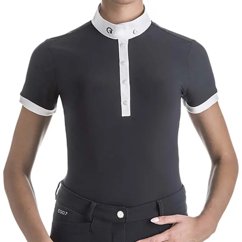Polo da competizione EGO7 a maniche corte da donna Saldi