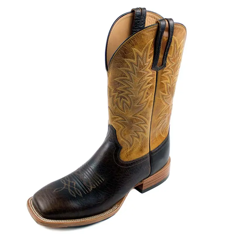 Occasione Imperdibile Stivaletti Western unisex Brad Ren’s con Suola in Cuoio