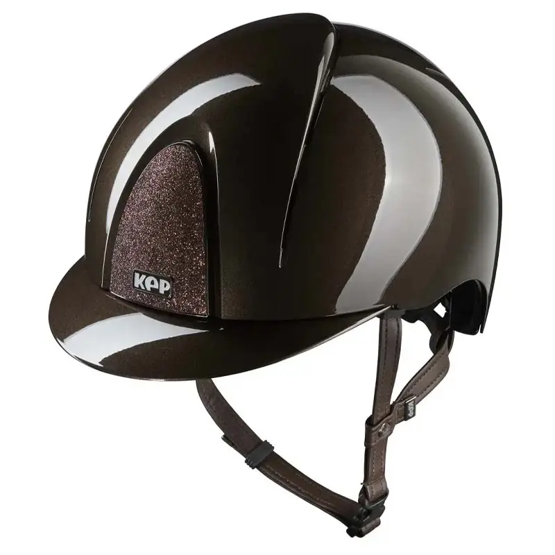 Popolare Casco KEP Smart Nova Metal Polish STAR - visiera standard, finitura lucida con tessuto brillante